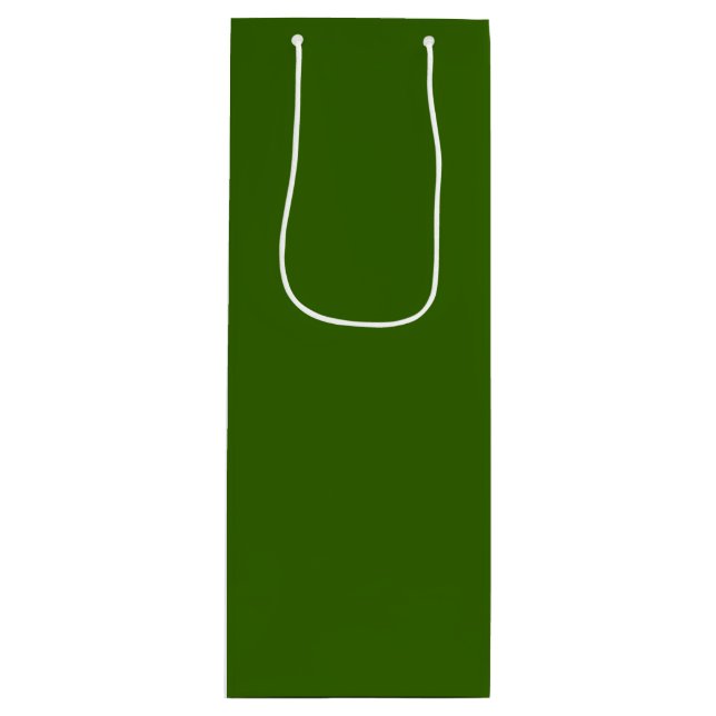 Sacola Para Vinho Conifer Green (Frente)