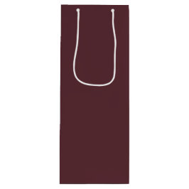 Sacola Para Vinho Cor Marrom Escuro Sólido