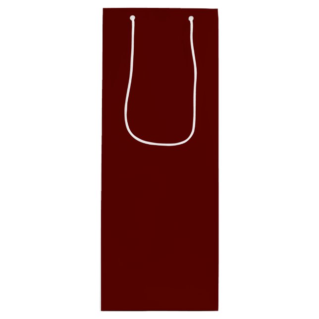Sacola Para Vinho Cor Sólida Do Vinho Xmas (Frente)