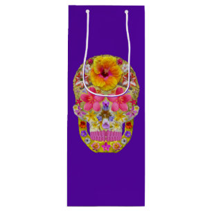 Sacola Para Vinho Crânio da Flor 4 - Tropical