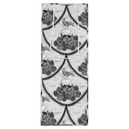 Sacola Para Vinho Crânios e espinhas de vinho