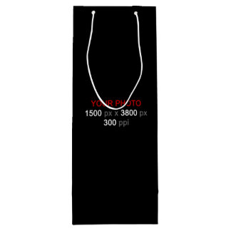 Sacola Para Vinho Crie sua própria bolsa de presentes de vinho fotog