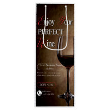 Customizable White & Black Elegant Minimalist Wine