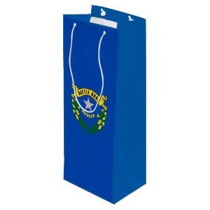 Sacola Para Vinho Design da bandeira do estado de Nevada
