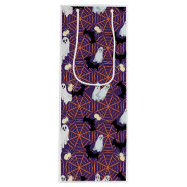 Sacola Para Vinho Design de Halloween