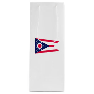 Sacola Para Vinho Design de Sinalizador do Estado de Ohio
