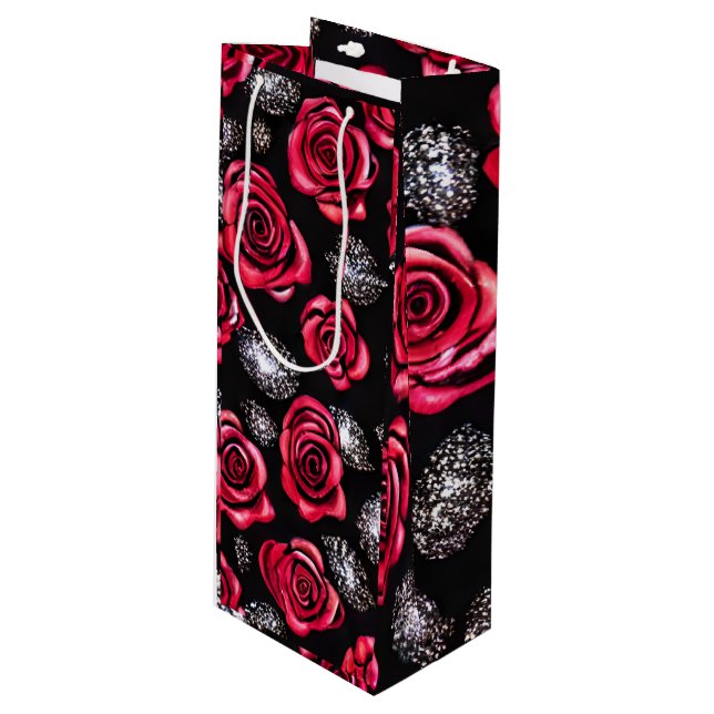 Sacola Para Vinho Design de ventilador (Frente inclinada)