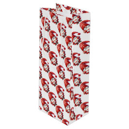 Sacola Para Vinho Dia de os namorados Gnome segurando e eu amo você 