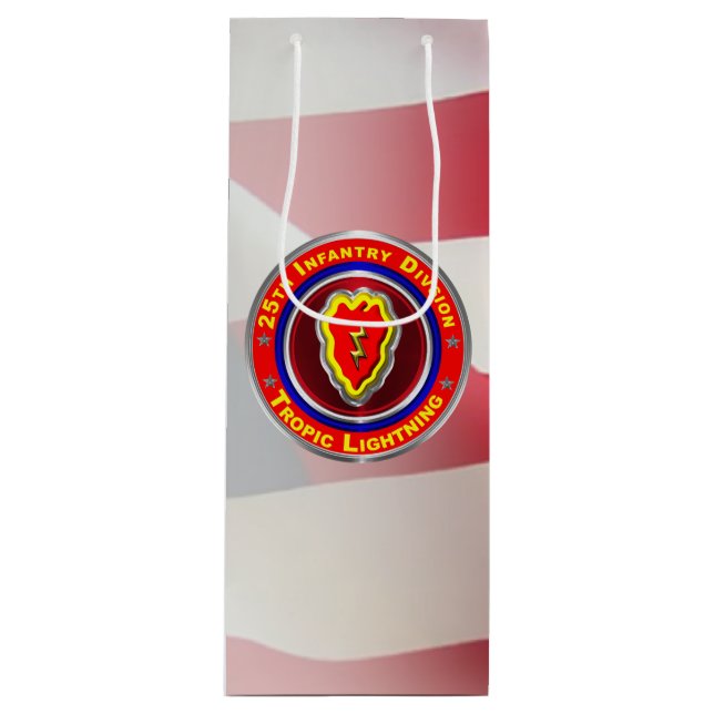 Sacola Para Vinho Divisão de Infantaria 25 "Relâmpago Trópico" (Frente)