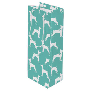Sacola Para Vinho Dobermann Pinscher Dog Puppy Dobie