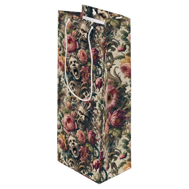 Sacola Para Vinho Dores de Fome Barroca - Vitoriano Gótico (Frente inclinada)