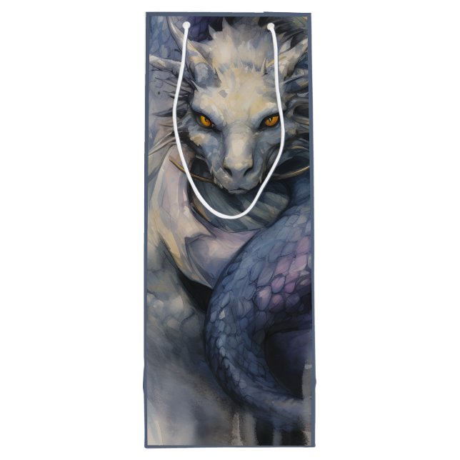 Sacola Para Vinho Dragão Azul (Verso)