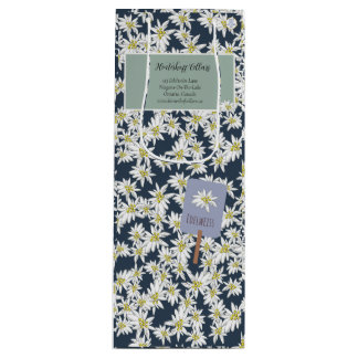 Sacola Para Vinho Edelweiss Elegant Elegant Vineyard Boutique, Desen