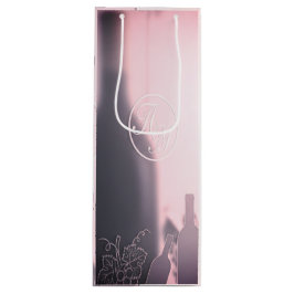 Sacola Para Vinho Elegant Frosted Wine Gift Bag