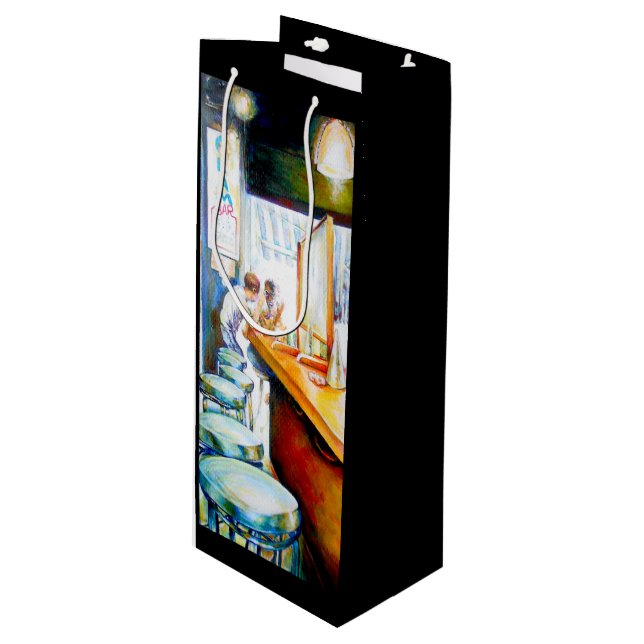 Sacola Para Vinho Emocional para motivar, lógica para justificar (Frente inclinada)