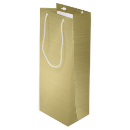 Sacola Para Vinho Esmagado Profundo Dourado