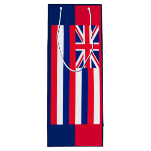 Sacola Para Vinho Estado do Havaí - Bandeira Design