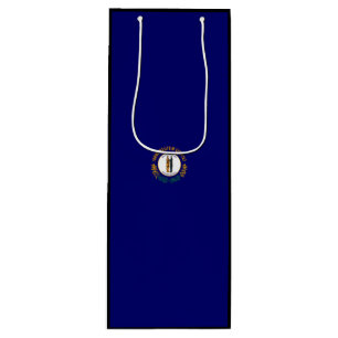 Sacola Para Vinho Estado do Kentucky Flag Design