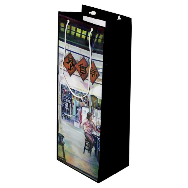 Sacola Para Vinho Este Dragão Vem Com Rodas De Treinamento? (Frente inclinada)