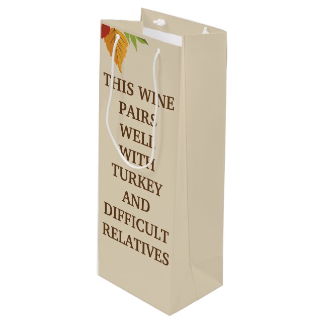 Sacola Para Vinho Este Vinho Paira Bem (Frente inclinada)