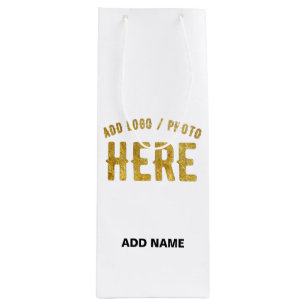 SACOLA PARA VINHO ESTILO MODERNO PERSONALIZÁVEL BRANCO VERIFICADO CO