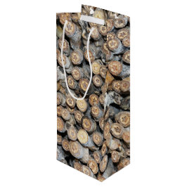 Sacola Para Vinho Estrelas ao longo das árvores de madeira de algodã