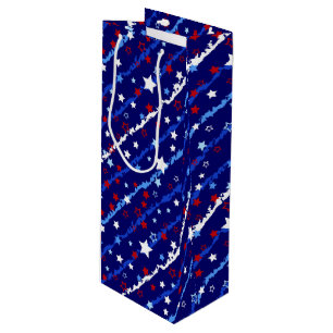 Sacola Para Vinho Estrelas Patrióticas Dão Bag