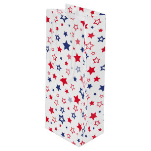 Sacola Para Vinho Estrelas Patrióticas Dão Bag