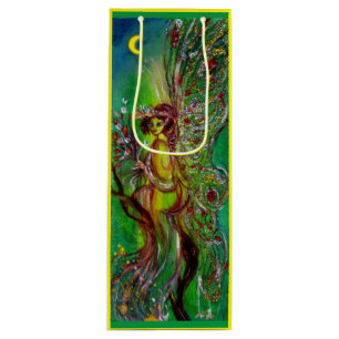 SACOLA PARA VINHO FAIRY IN GREEN