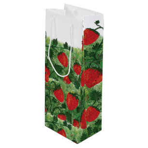 Sacola Para Vinho Fazenda de Morango - Cor da Água