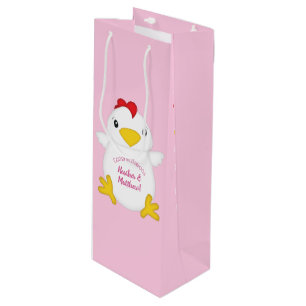 Sacola Para Vinho Fazenda rosa Chá de fraldas de frango