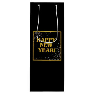Sacola Para Vinho Feliz ano novo