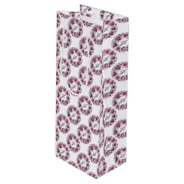 Sacola Para Vinho Feliz dia de os namorados Corações Vinho Saco de P