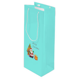 Sacola Para Vinho Feliz Natal