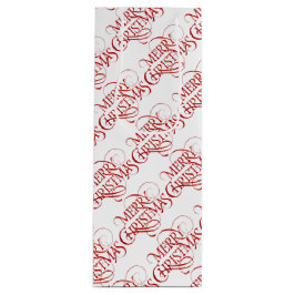 Sacola Para Vinho Feliz Natal