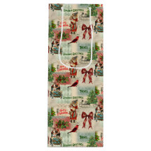 Feliz Natal e Seasons Saudações Vintage
