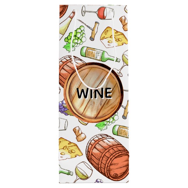 Sacola Para Vinho Festa  (Verso)