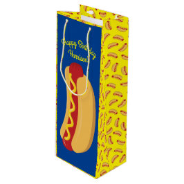 Sacola Para Vinho Festa de Aniversário de criança de Cachorro Quente