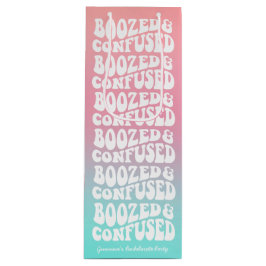 Sacola Para Vinho Festa de Despedida Solteira Rosa Água Retrô Embria