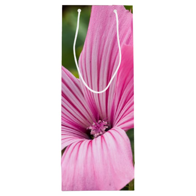 Sacola Para Vinho flor recortar (Verso)