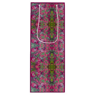Sacola Para Vinho Floral