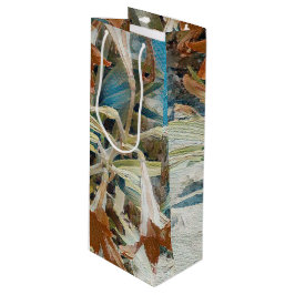 Sacola Para Vinho Floral Exótico