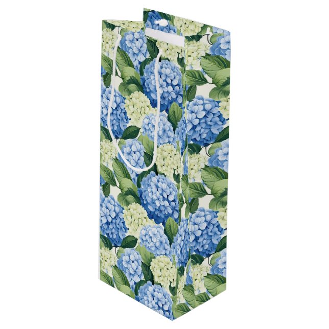 Sacola Para Vinho Floral Gift Bag (Frente inclinada)