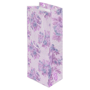 Sacola Para Vinho Floral Luxury