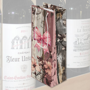 Sacola Para Vinho Flores e Arcos