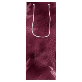 SACOLA PARA VINHO FOLHAS DE OUTONO ROSADAS DE OUTONO