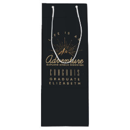 Sacola Para Vinho Formando de Parabéns Russos de Aventura de Montanh