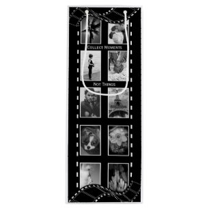 Sacola Para Vinho Foto personalizada do filme preto e branco