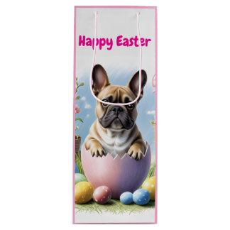 Sacola Para Vinho Französische Bulldogge Frohe Ostern French Bulldog