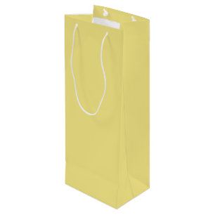 Sacola Para Vinho Fundo amarelo do milho pastel pronto para personal